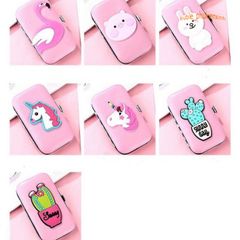 Bộ Dụng Cụ Cắt và Bấm Móng Tay 6 Món Hình Thú Ngộ Nghĩnh Màu Hồng - Dành Cho Trẻ Em, Dễ Sử Dụng và An Toàn