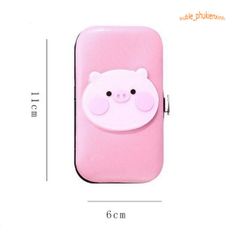 Bộ Dụng Cụ Cắt và Bấm Móng Tay 6 Món Hình Thú Ngộ Nghĩnh Màu Hồng - Dành Cho Trẻ Em, Dễ Sử Dụng và An Toàn