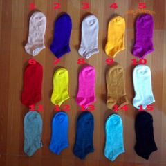 Tất Vớ Trơn Ngắn Nam Nữ - Chất Liệu Cotton Thoải Mái, Đối Tượng Đa Dạng, Thích Hợp Cho Giày Thể Thao và Đi Trong Nhà