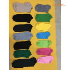 Tất Vớ Trơn Ngắn Nam Nữ - Chất Liệu Cotton Thoải Mái, Đối Tượng Đa Dạng, Thích Hợp Cho Giày Thể Thao và Đi Trong Nhà