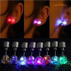 Khuyên tai LED Phát Sáng Độc Đáo - Bông Tai Đính Đá Rhinestone Sang Trọng Dành Cho Nữ, Phong Cách Thời Trang Cuốn Hút