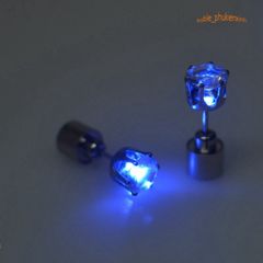 Khuyên tai LED Phát Sáng Độc Đáo - Bông Tai Đính Đá Rhinestone Sang Trọng Dành Cho Nữ, Phong Cách Thời Trang Cuốn Hút