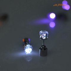 Khuyên tai LED Phát Sáng Độc Đáo - Bông Tai Đính Đá Rhinestone Sang Trọng Dành Cho Nữ, Phong Cách Thời Trang Cuốn Hút