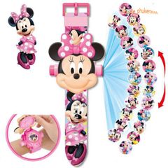 Đồng Hồ Điện Tử 3D Đeo Tay Hình Nhân Vật Hoạt Hình - Elsa, Kitty, Người Nhện - Quà Tặng Thú Vị Cho Bé Trai & Bé Gái