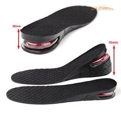 Miếng Lót Giày Tăng Chiều Cao Chất Liệu Cao Su PU - Êm Ái, Dễ Dàng Tùy Chỉnh Chiều Cao 3cm-7cm, Phù Hợp Cho Nam Nữ