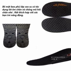 Miếng Lót Giày Tăng Chiều Cao Chất Liệu Cao Su PU - Êm Ái, Dễ Dàng Tùy Chỉnh Chiều Cao 3cm-7cm, Phù Hợp Cho Nam Nữ