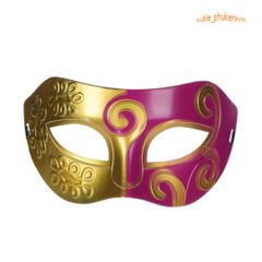 Mặt Nạ Nửa Mặt Vàng Đồng Cổ Điển - Halloween, Lễ Hội Hóa Trang - Có Dây Đeo Tiện Dụng Cho Nam Nữ