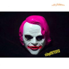 Mặt Nạ Joker Joaquin Phoenix Màu Hồng - Phụ Kiện Hóa Trang Halloween Độc Đáo Cho Fan Hâm Mộ Siêu Anh Hùng