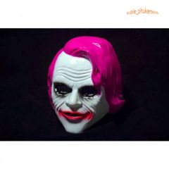 Mặt Nạ Joker Joaquin Phoenix Màu Hồng - Phụ Kiện Hóa Trang Halloween Độc Đáo Cho Fan Hâm Mộ Siêu Anh Hùng