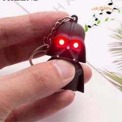 Móc Khóa LED Hình Nhân Vật Darth Vader - Phát Sáng Có Nhạc, Phụ Kiện Thời Trang Star Wars, Quà Tặng Dành Cho Fan Hâm Mộ