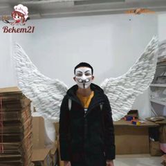 Cánh thiên thần cosplay màu trắng/đen/đỏ/hồng cho trẻ em - Hóa trang lễ hội, Giáng sinh, Halloween - Phụ kiện trang trí ấn tượng