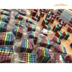 Bucky Ball Nam Châm Tròn 5mm - Bộ 216 Viên Đầy Màu Sắc Khơi Gợi Sáng Tạo - Trò Chơi Thú Vị Cho Người Lớn