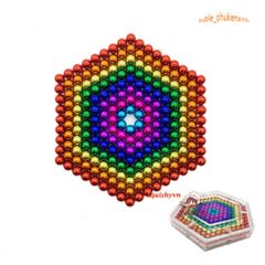 Bucky Ball Nam Châm Tròn 5mm - Bộ 216 Viên Đầy Màu Sắc Khơi Gợi Sáng Tạo - Trò Chơi Thú Vị Cho Người Lớn