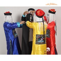 Bộ Trang Phục Hóa Trang Ma Cương Thi - Trang Phục Halloween Phán Quan, Đồ Hóa Trang Thẩm Phán Cho Trẻ Em (3 Màu)
