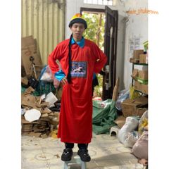 Bộ Trang Phục Hóa Trang Ma Cương Thi - Trang Phục Halloween Phán Quan, Đồ Hóa Trang Thẩm Phán Cho Trẻ Em (3 Màu)