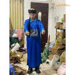 Bộ Trang Phục Hóa Trang Ma Cương Thi - Trang Phục Halloween Phán Quan, Đồ Hóa Trang Thẩm Phán Cho Trẻ Em (3 Màu)
