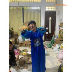 Bộ Trang Phục Hóa Trang Ma Cương Thi - Trang Phục Halloween Phán Quan, Đồ Hóa Trang Thẩm Phán Cho Trẻ Em (3 Màu)