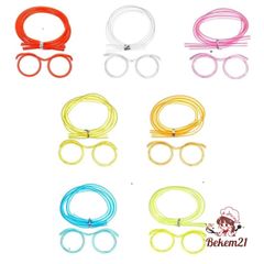 Ống Hút Kính Vui Nhộn Cho Bé - Ống Hút Nghệ Thuật PVC An Toàn, Phụ Kiện Tiệc Sinh Nhật Sắc Màu, Dài 70cm