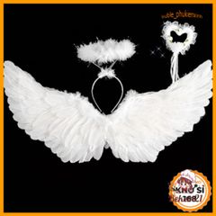 Cánh Thiên Thần Hóa Trang Cho Bé Gái - Trang Phục Halloween Dễ Thương, Phù Hợp Các Dịp Lễ Hội, Tiệc Tùng, Size Nhỏ Đến Lớn