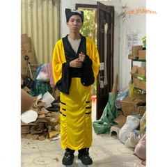 Trang phục Pháp sư Lâm Chánh Anh - Bộ quần áo huyền bí nhiều màu sắc cho cosplay và lễ hội, bao gồm áo và mũ.