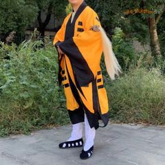 Trang phục Pháp sư Lâm Chánh Anh - Bộ quần áo huyền bí nhiều màu sắc cho cosplay và lễ hội, bao gồm áo và mũ.
