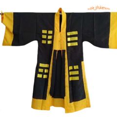 Trang phục Pháp sư Lâm Chánh Anh - Bộ quần áo huyền bí nhiều màu sắc cho cosplay và lễ hội, bao gồm áo và mũ.