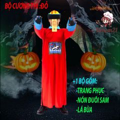 Áo Hóa Trang Halloween Cương Thi Cho Người Lớn - Bộ 3 Màu Độc Đáo và Ấn Tượng Phù Hợp Với Các Bữa Tiệc Hóa Trang