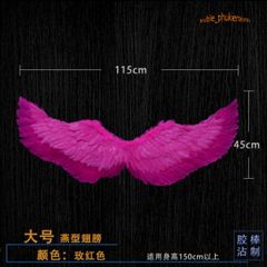 Đôi Cánh Thiên Thần Lông Vũ Màu Sắc Halloween - Phụ Kiện Cosplay Hóa Trang, Đạo Cụ Tiệc Tùng Độc Đáo cho Trẻ Em và Người Lớn
