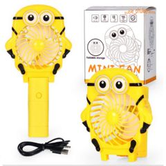Quạt Mini Hình Thú Cầm Tay Sạc Pin - Gập Gọn Dễ Dàng Cho Du Lịch Và Dã Ngoại - Quạt USB Siêu Dễ Thương
