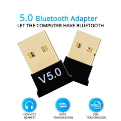 Bộ USB Bluetooth 5.0 - Thiết Bị Phát và Nhận Kết Nối Không Dây cho Máy Tính và Laptop Hỗ Trợ Bluetooth
