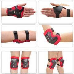 Bộ bảo hộ 6 món cho trẻ em - An toàn cho chân tay, đầu gối khi trượt patin, xe đạp, ván trượt, scooter - Dành cho bé từ 2-10 tuổi.