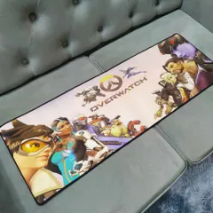 Miếng Lót Chuột Lớn Chống Nước OVERWATCH 10 - Pad Di Chuột 90x30cm Dày 3mm Chuyên Game, Chống Trượt Siêu Bền