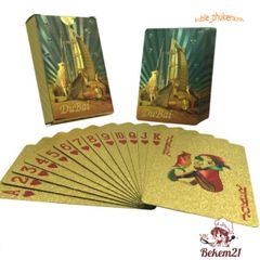 Bộ Bài Tây Mạ Vàng 500 Euro - Bộ Bài Phong Thủy Độc Đáo Kèm Hộp Đựng Sang Trọng, Chất Liệu Bền Bỉ