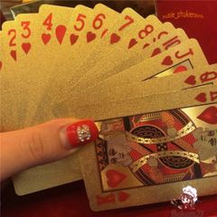 Bộ Bài Tây Mạ Vàng 500 Euro - Bộ Bài Phong Thủy Độc Đáo Kèm Hộp Đựng Sang Trọng, Chất Liệu Bền Bỉ