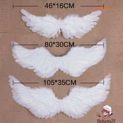 Cánh Thiên Thần Phát Sáng Đáng Yêu Cho Bé Gái - Hóa Trang Halloween & Sinh Nhật, Cánh Lông Vũ Cho Trẻ Em 65cm