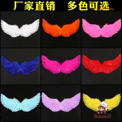 Cánh Thiên Thần Phát Sáng Đáng Yêu Cho Bé Gái - Hóa Trang Halloween & Sinh Nhật, Cánh Lông Vũ Cho Trẻ Em 65cm