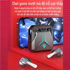 Tai Nghe Bluetooth Gaming SP23 TWS 5.3 - Không Dây, Độ Trễ Thấp, Âm Thanh Bass Stereo 9D, Chống Nước, Thích Hợp Cho Tất Cả Thiết Bị