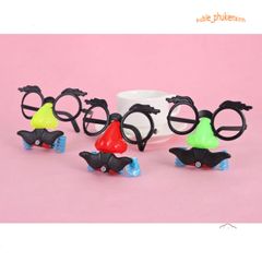 Bộ Phụ Kiện Hóa Trang Chú Hề Vui Nhộn - Kính Râm, Mũi To và Râu Giả Cho Halloween, Tiệc Tùng Hoặc Chụp Ảnh