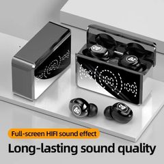 Tai Nghe Không Dây GS5 TWS V5.2 Cao Cấp - Bluetooth 5.2, Cảm Ứng, Đàm Thoại, Thiết Kế Chống Nước, Sạc Dự Phòng Type-C, Âm Thanh Chất Lượng Cao