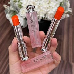 Son Dưỡng Dior Addict Lip Glow 017 Ultra Coral 3.2g - Tăng Cường Ẩm Môi, Màu Hồng Cam Tự Nhiên, Phụ Kiện Làm Đẹp Sang Trọng