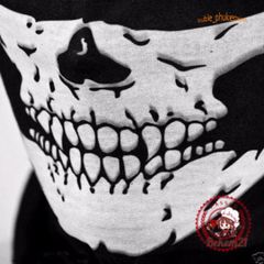 Mặt Nạ Halloween Bộ Xương Ma Ám Kèm Găng Tay Xương - Phụ Kiện Tiệc Hóa Trang Độc Đáo, Phù Hợp Cho Dịp Halloween