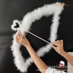 Cánh Thiên Thần Lông Vũ Sáng Bóng - Phụ Kiện Trang Phục Hóa Trang Cho Tiệc Giáng Sinh & Halloween, Dễ Dàng Kết Hợp, Thích Hợp Cho Mọi Lứa Tuổi