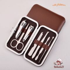 Bộ Dụng Cụ Làm Móng Tay Chân 7 Món Thép Không Gỉ - Tiện Lợi, Sang Trọng, Chăm Sóc Sắc Đẹp Tại Nhà