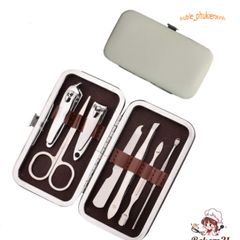 Bộ Dụng Cụ Làm Móng Tay Chân 7 Món Thép Không Gỉ - Tiện Lợi, Sang Trọng, Chăm Sóc Sắc Đẹp Tại Nhà