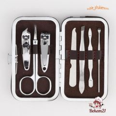 Bộ Dụng Cụ Làm Móng Tay Chân 7 Món Thép Không Gỉ - Tiện Lợi, Sang Trọng, Chăm Sóc Sắc Đẹp Tại Nhà