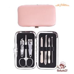 Bộ Dụng Cụ Làm Móng Tay Chân 7 Món Thép Không Gỉ - Tiện Lợi, Sang Trọng, Chăm Sóc Sắc Đẹp Tại Nhà