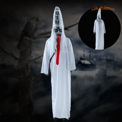 Bộ Trang Phục Hắc Bạch Vô Thường Halloween - Áo, Nón, Lưỡi Giả Cho Lễ Hội Hóa Trang Vô Diện Ấn Tượng