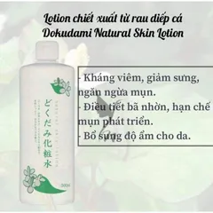 Nước Hoa Hồng Diếp Cá Chinoshio Dokudami 500ml - Toner Chăm Sóc Da Từ Nhật Bản Giúp Làm Sạch, Cung Cấp Độ Ẩm và Giảm Mụn