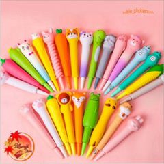 Bút Squishy Dẻo Cute - 20 Mẫu Thú Vị và Đáng Yêu - Bút Bi Nước Thay Ruột, Quà Tặng Văn Phòng Phẩm Cho Các Tín Đồ Fandom
