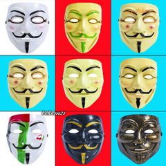 Mặt Nạ Hacker Vàng Bóng Anonymous 2020 - Phụ Kiện Hóa Trang Halloween Độc Đáo Cho Tiệc Tùng và Sự Kiện